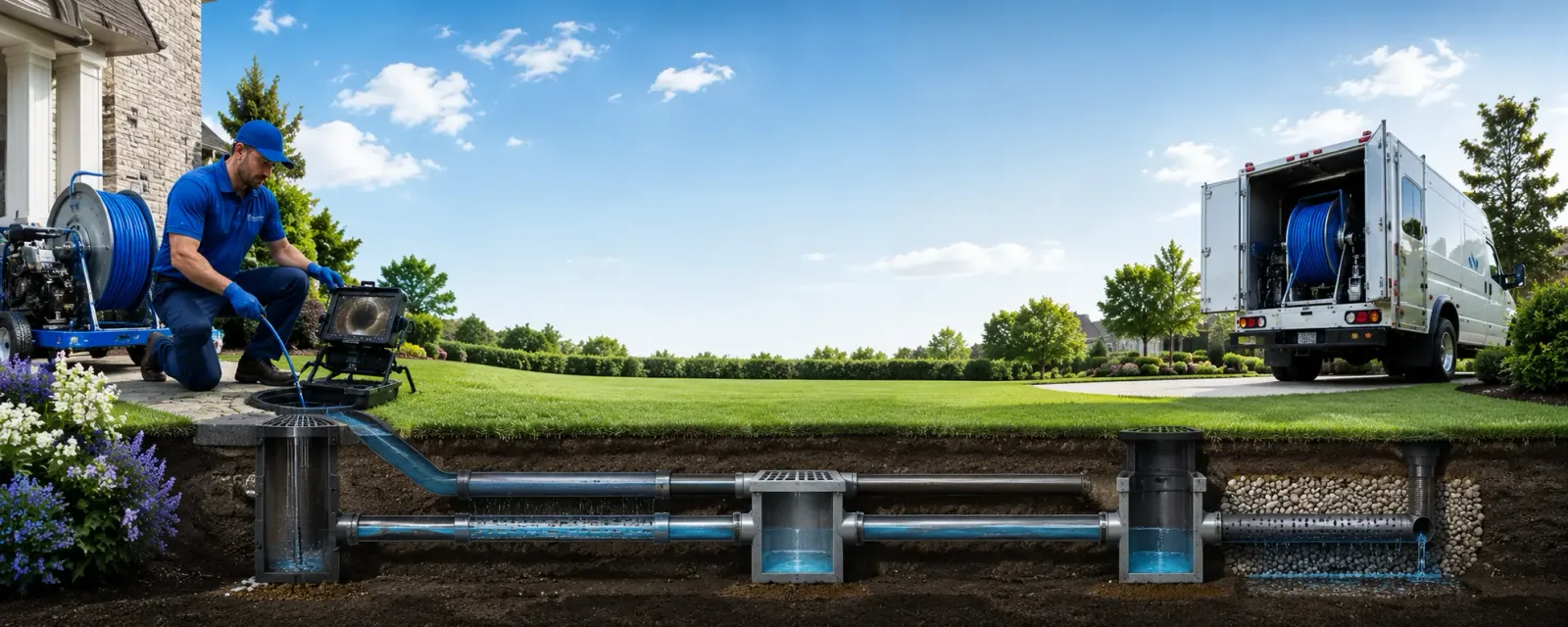 Outdoor drain cleaning information for Seven Springs, NC